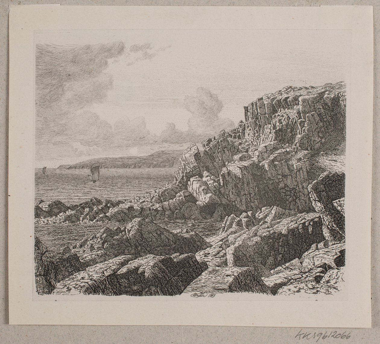 Paisaje costero de Bornholm de Vilhelm Kyhn