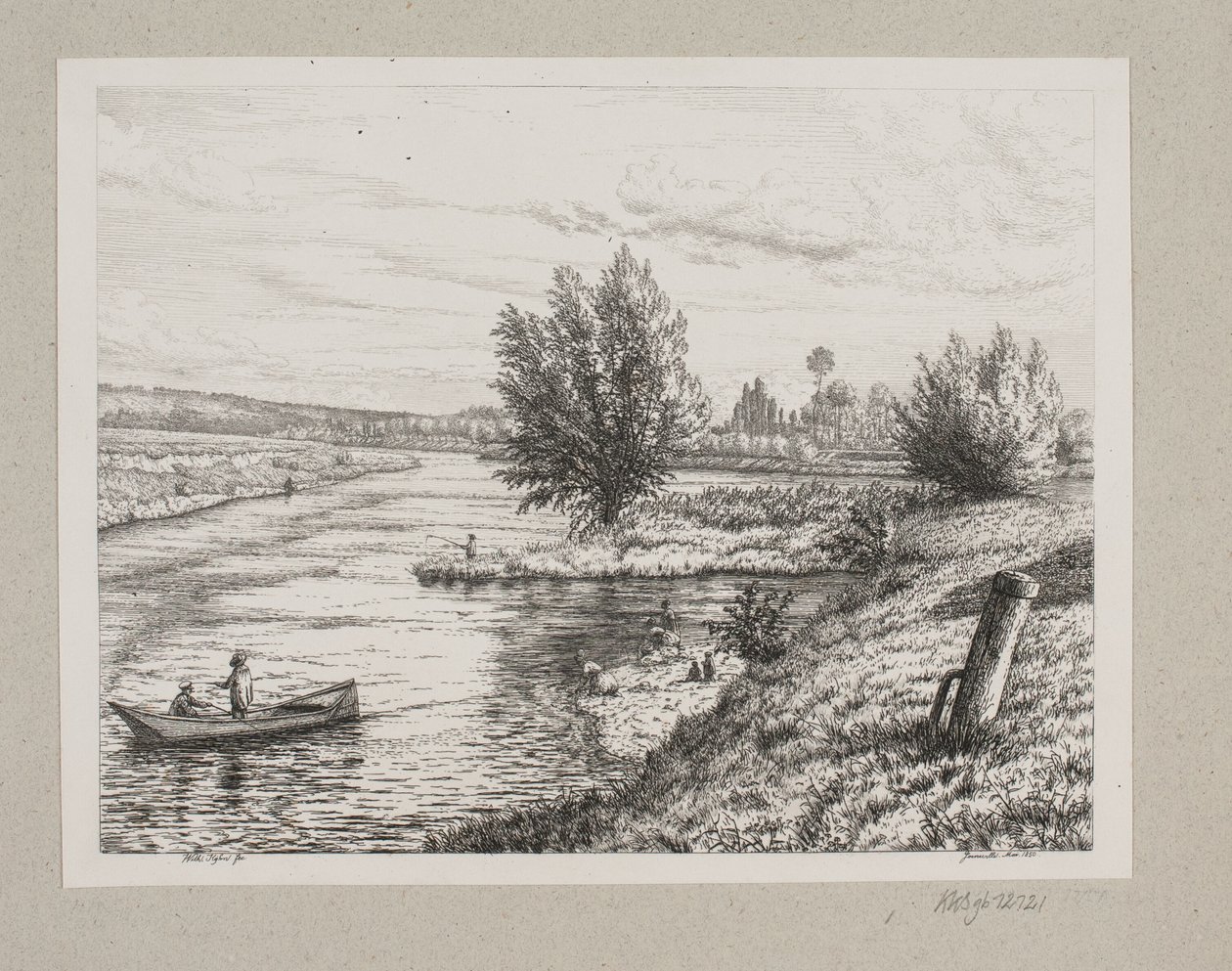 Paisaje en el Río Marne de Vilhelm Kyhn