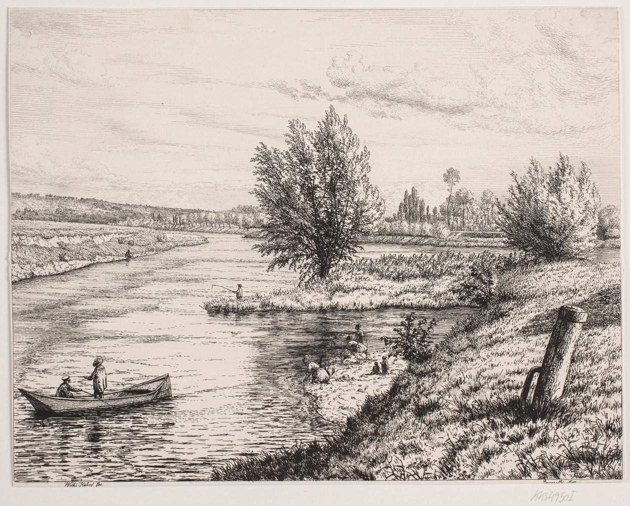 Parte del río Marne de Vilhelm Kyhn