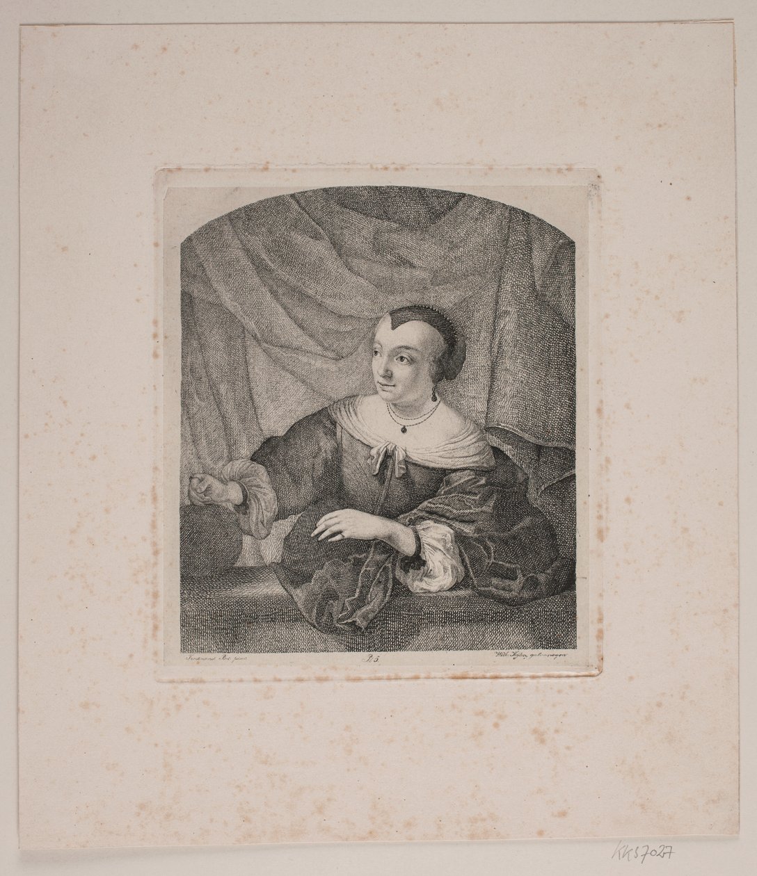 Retrato de la esposa de Ferdinand Bol de Vilhelm Kyhn
