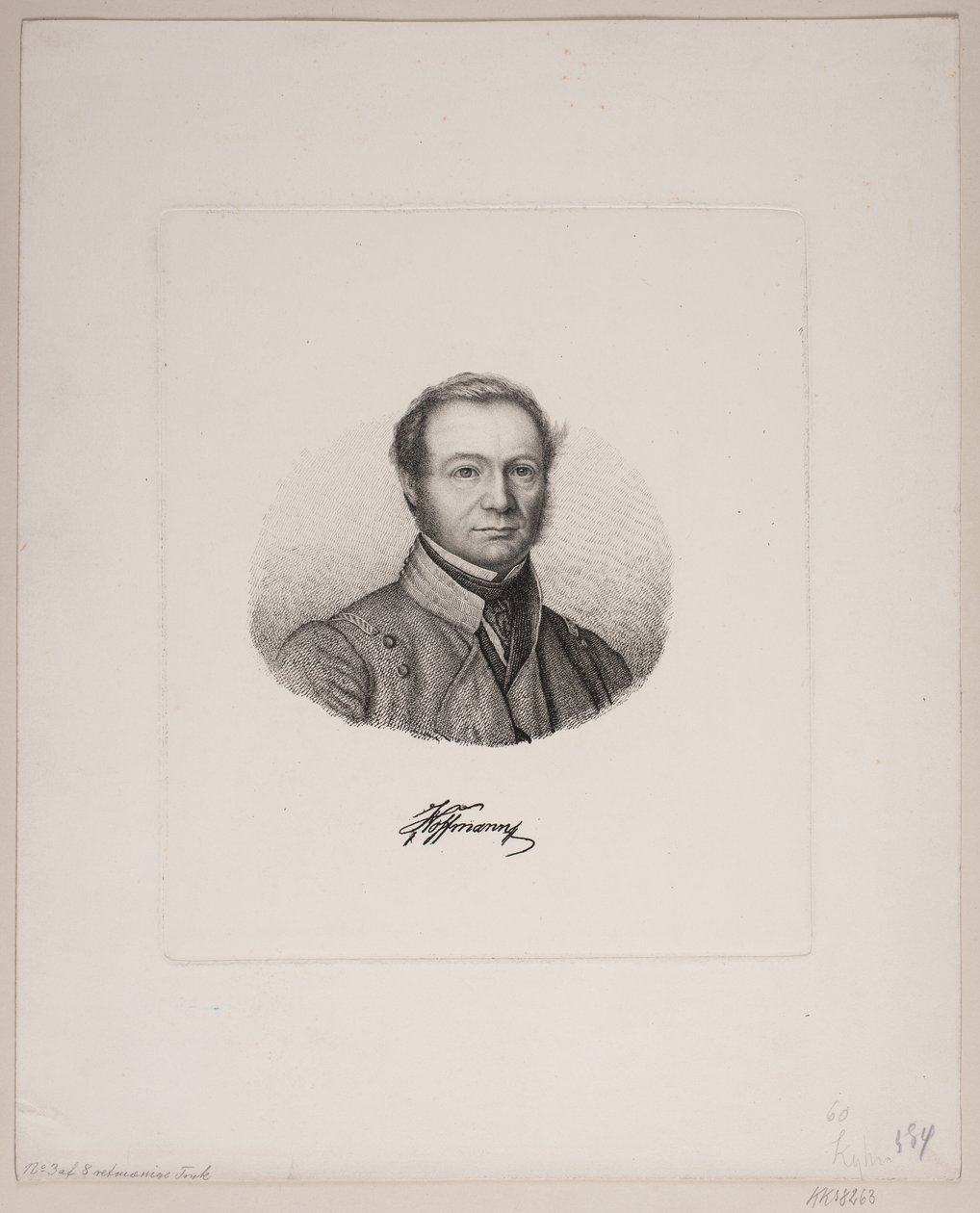 Retrato de Johan Christopher Hoffmann de Vilhelm Kyhn
