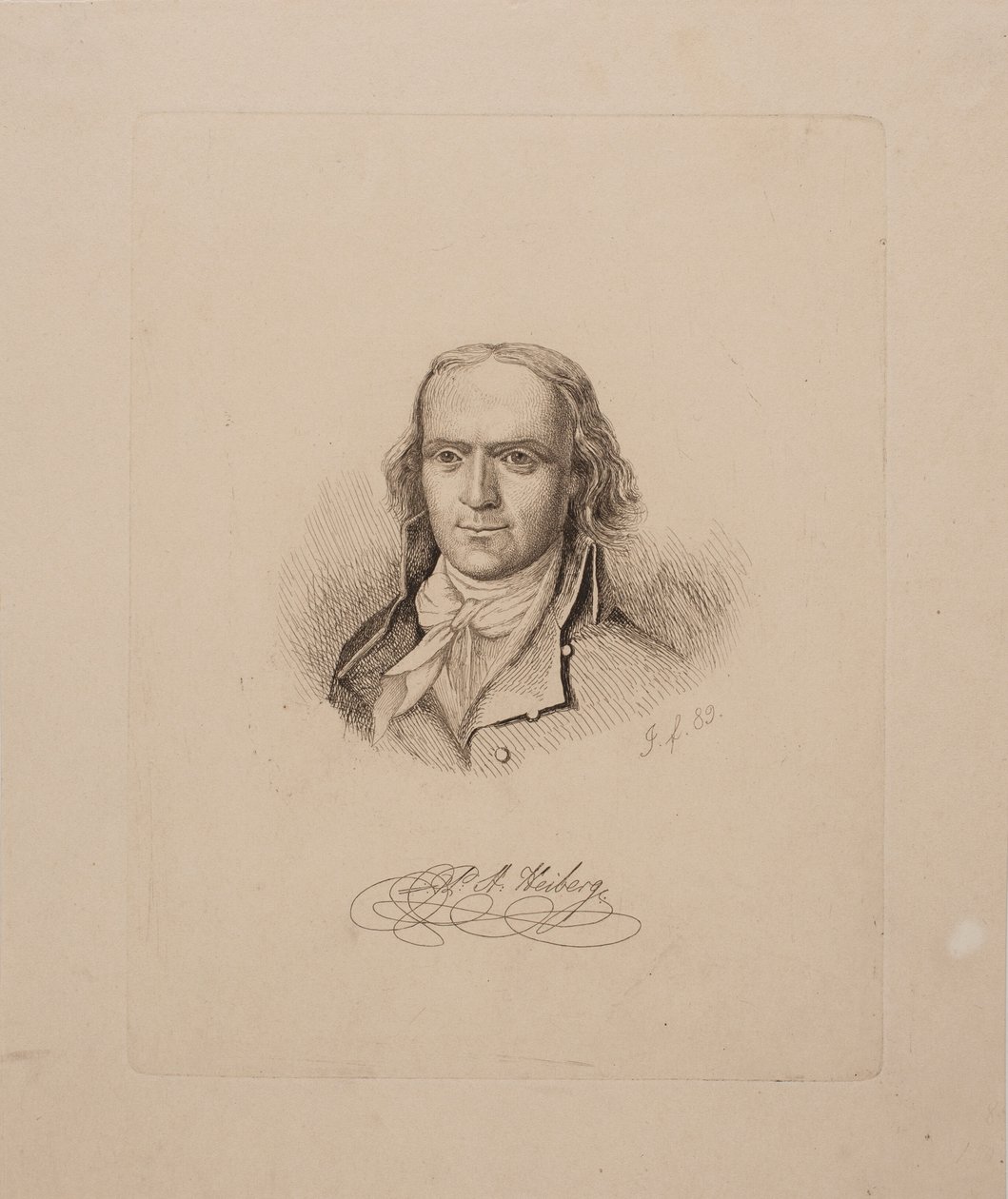 Retrato de P. A. Heiberg de Vilhelm Kyhn