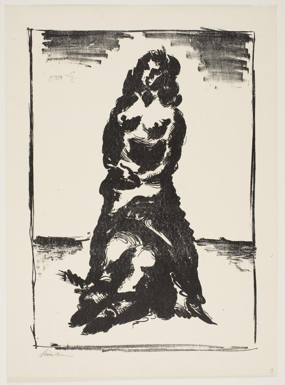 Hoja de "Klingens Kunstnermappe Nr. 2" de Vilhelm Lundstrøm