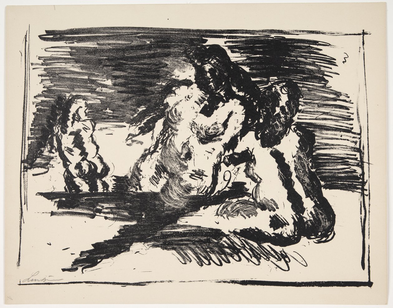 Hoja de "Klingens Kunstnermappe Nr. 2" de Vilhelm Lundstrøm