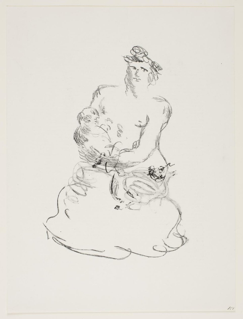 Mujer y niño de Vilhelm Lundstrøm