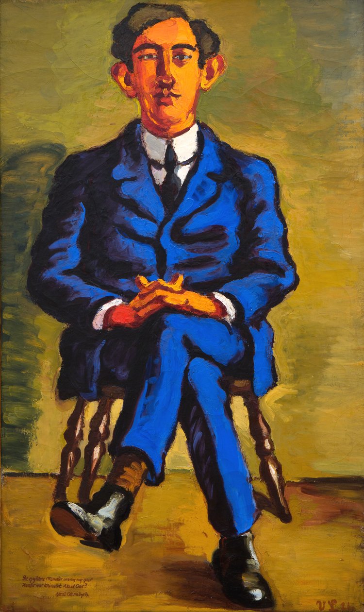 Retrato del poeta Emil Bønnelycke de Vilhelm Lundstrøm