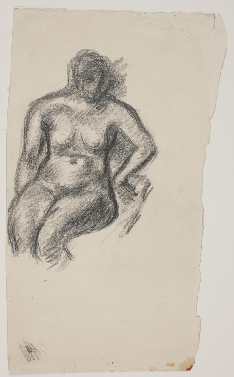 Modelo desnudo sentado de Vilhelm Lundstrøm