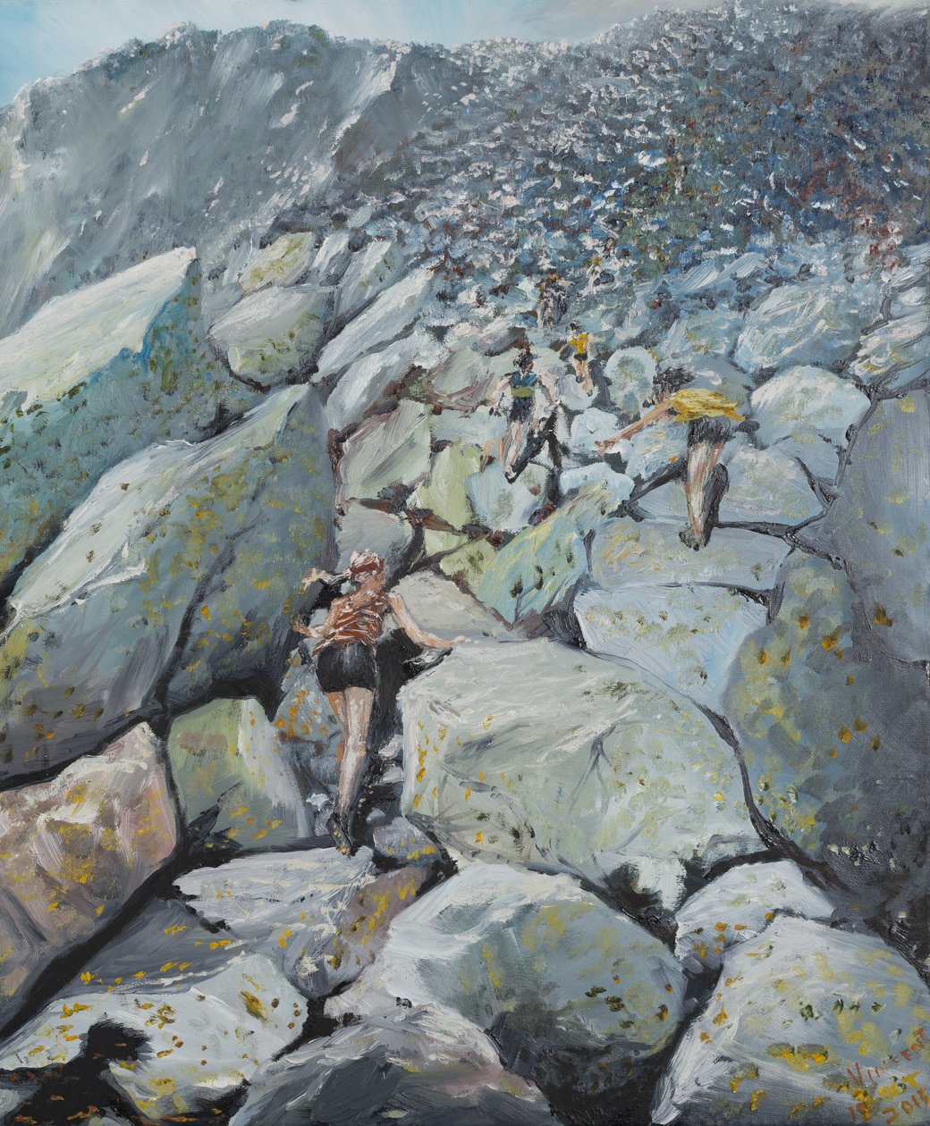 Carrera de subida de colina, 2013 de Vincent Alexander Booth