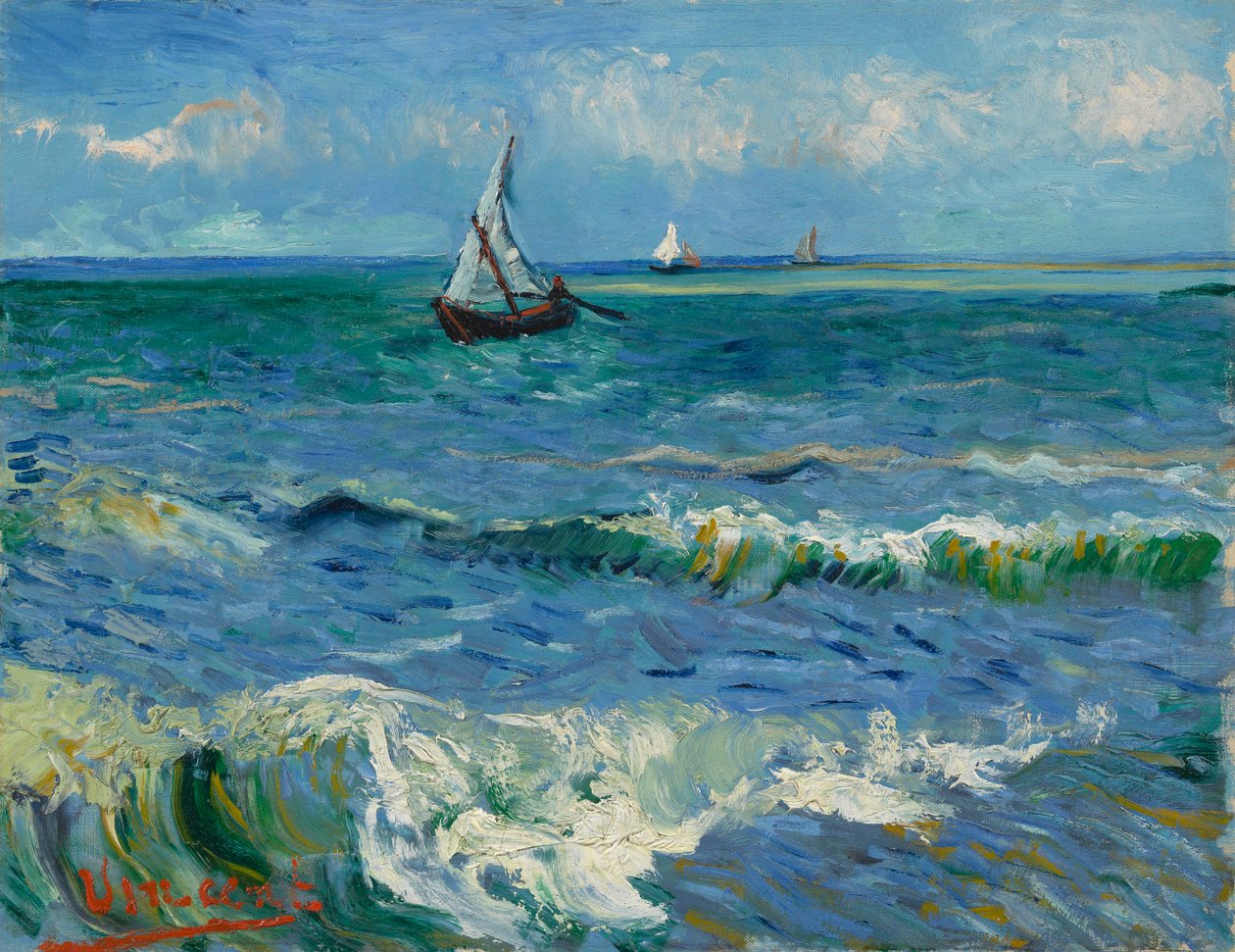 Marina cerca de Les Saintes-Maries-de-la-Mer de Vincent van Gogh