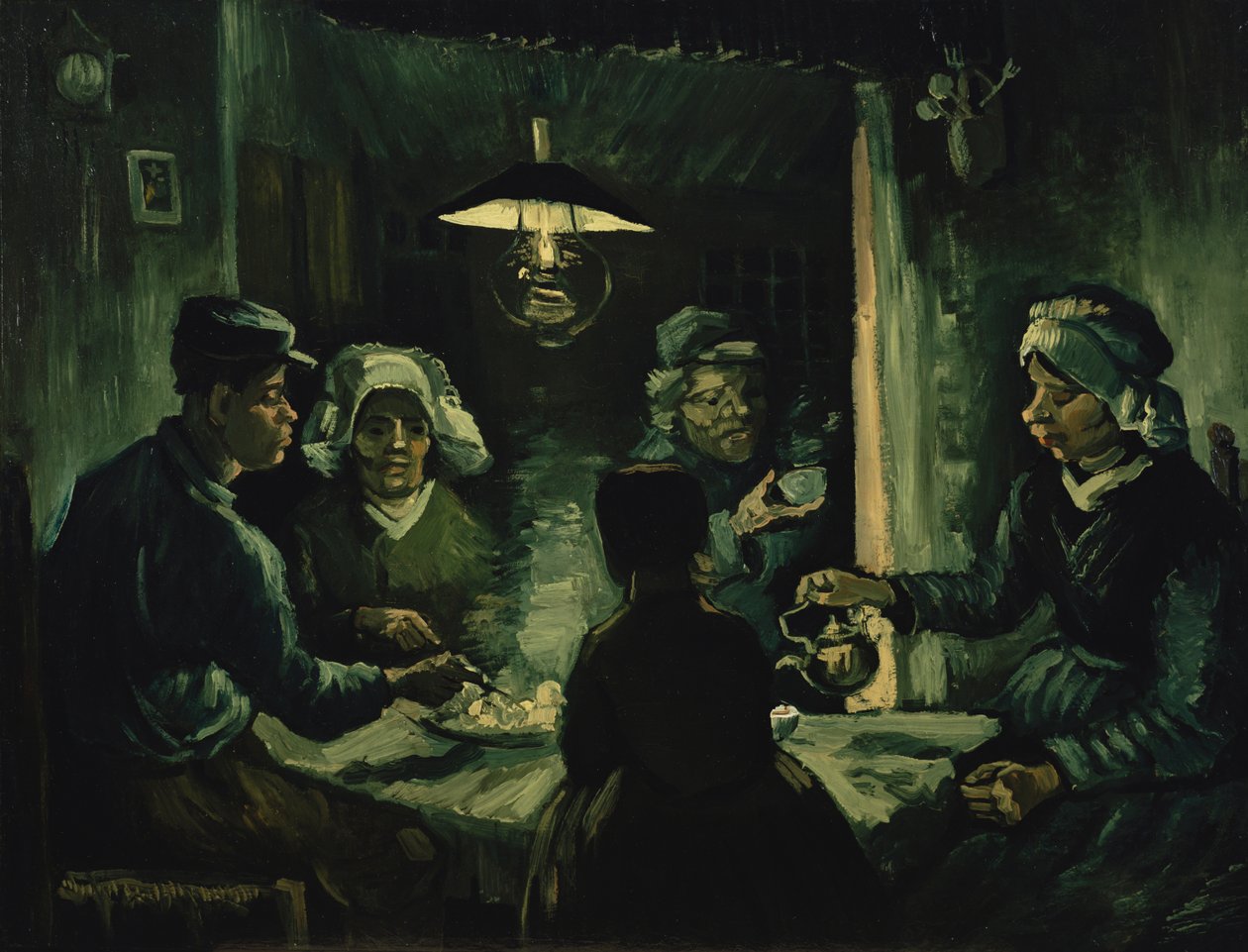 Los comedores de patatas de Vincent van Gogh