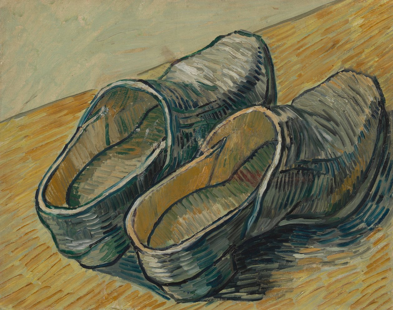 Un par de zuecos de cuero de Vincent van Gogh