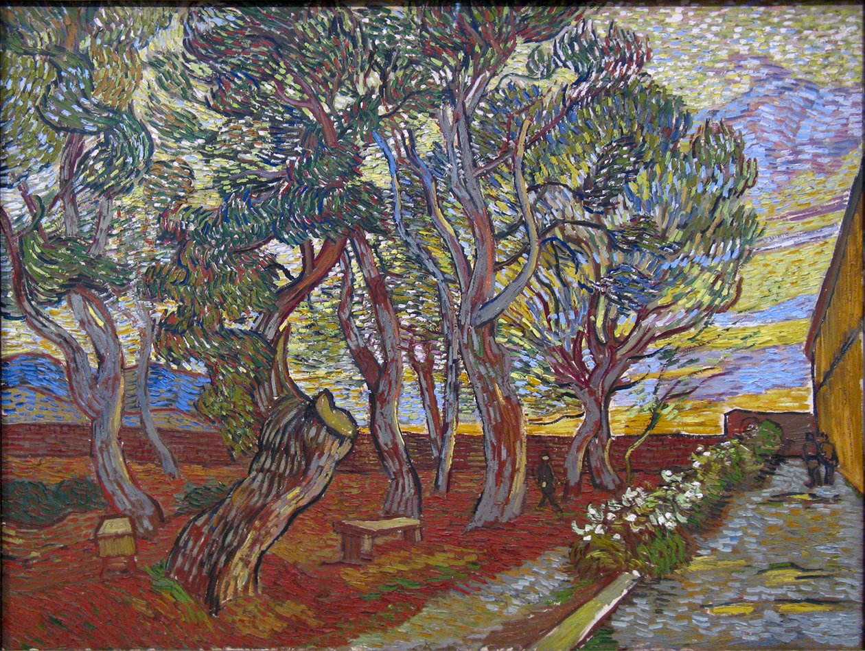 El jardín del asilo Saint Paul de Vincent van Gogh