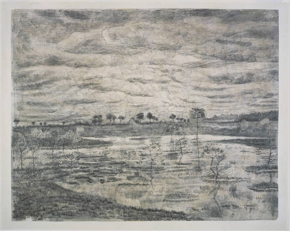La charca, 1881 (Museo de Bellas Artes de Canadá) de Vincent van Gogh