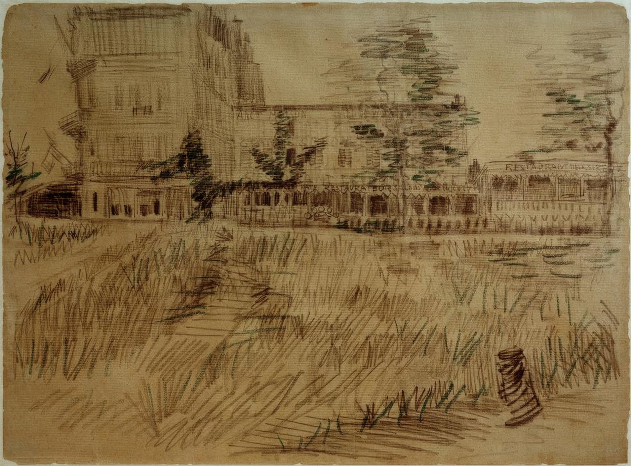 Restaurante De la Sirène en Asnières de Vincent van Gogh