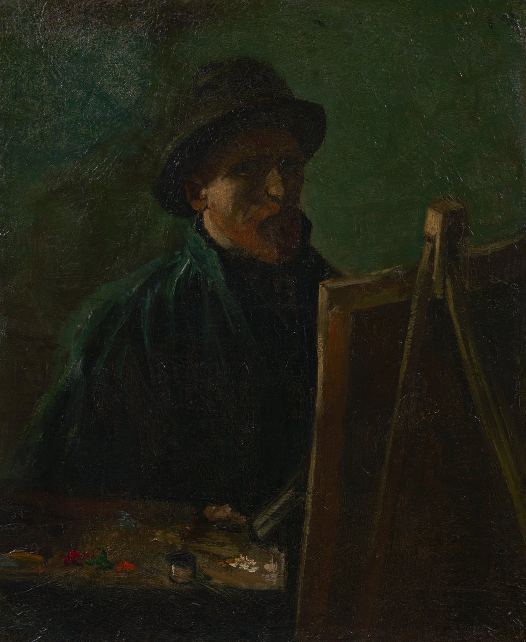Autorretrato como pintor de Vincent van Gogh
