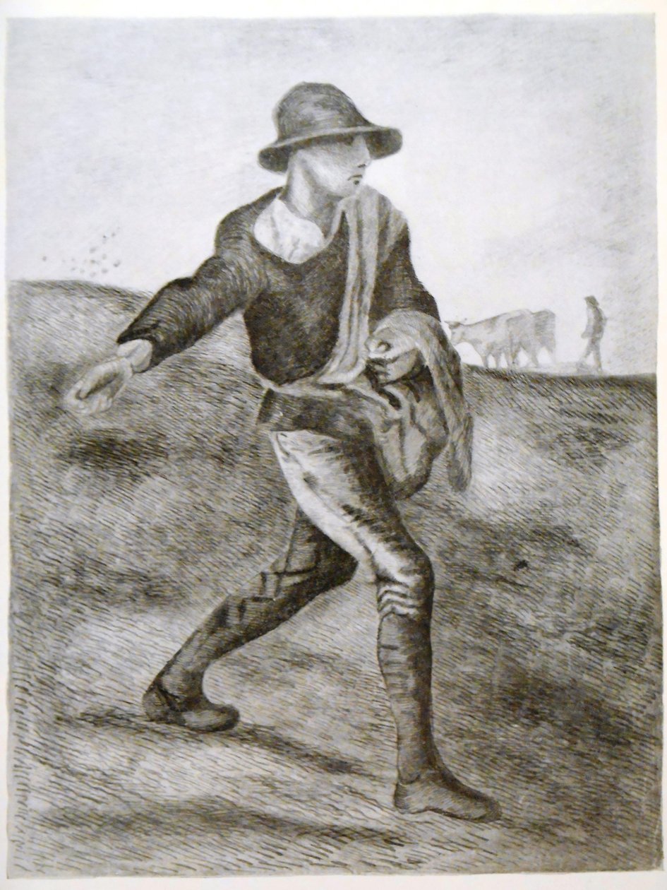El sembrador (después de Millet) de Vincent van Gogh