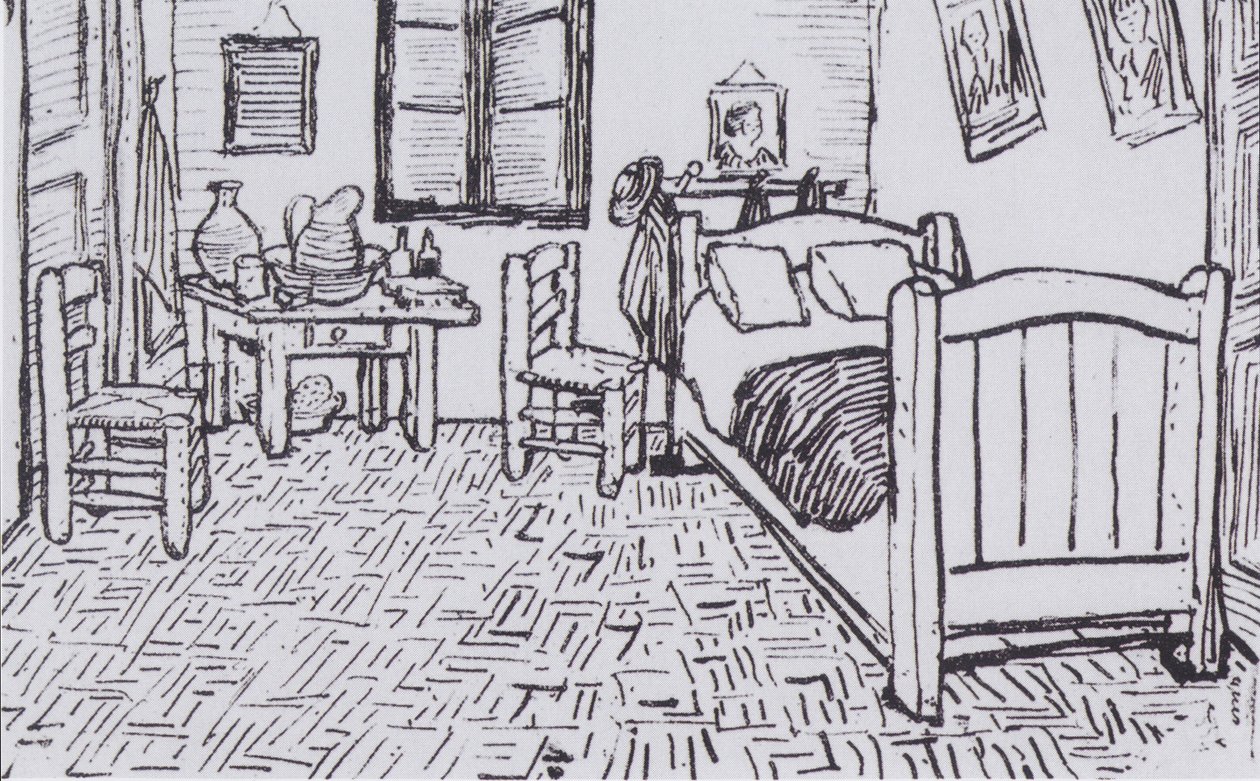 El dormitorio de Vincent en Arles de Vincent van Gogh