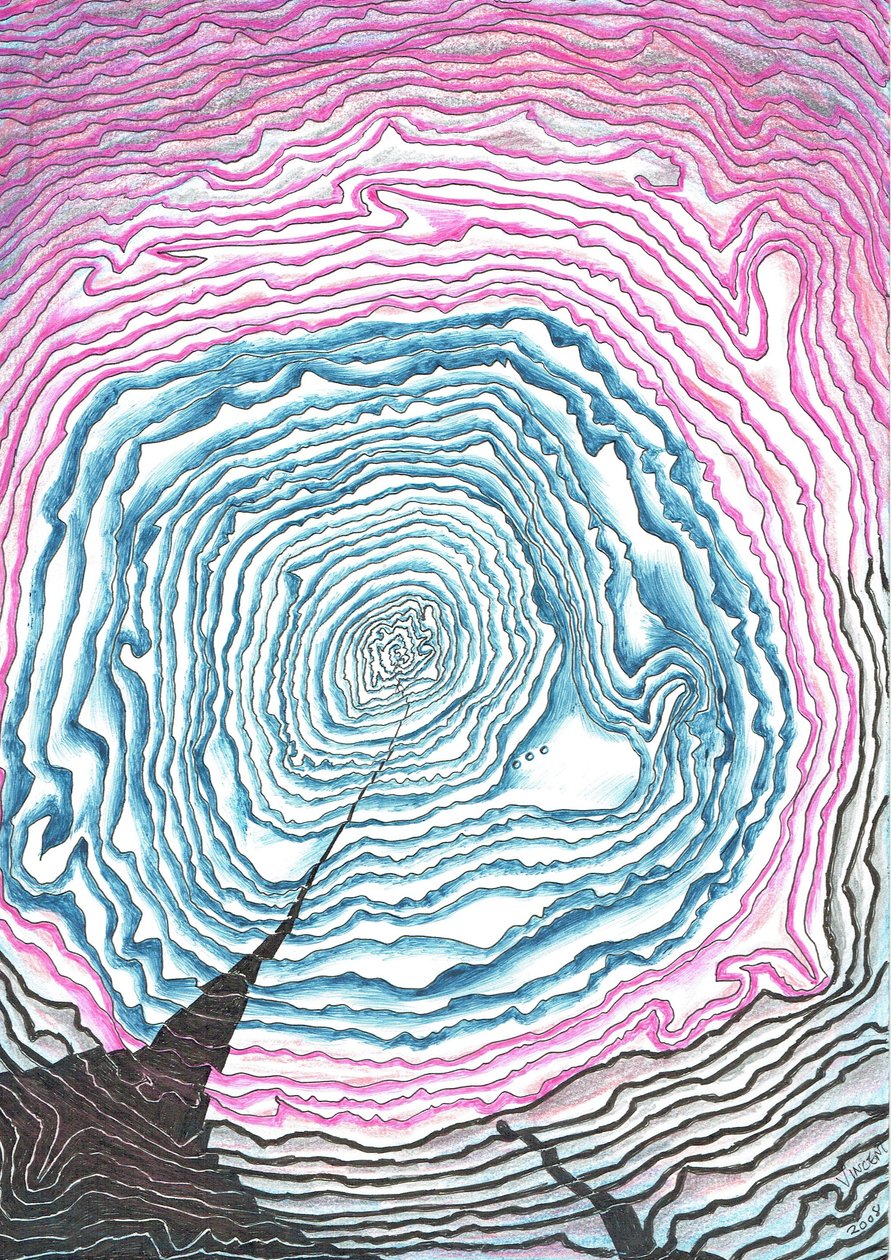 Profundidad de la espiral, 2008 de Vincent Alexander Booth