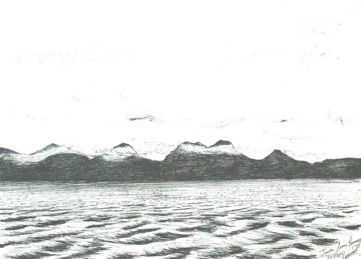 Escena de Jura desde el ferry, 2005 de Vincent Alexander Booth