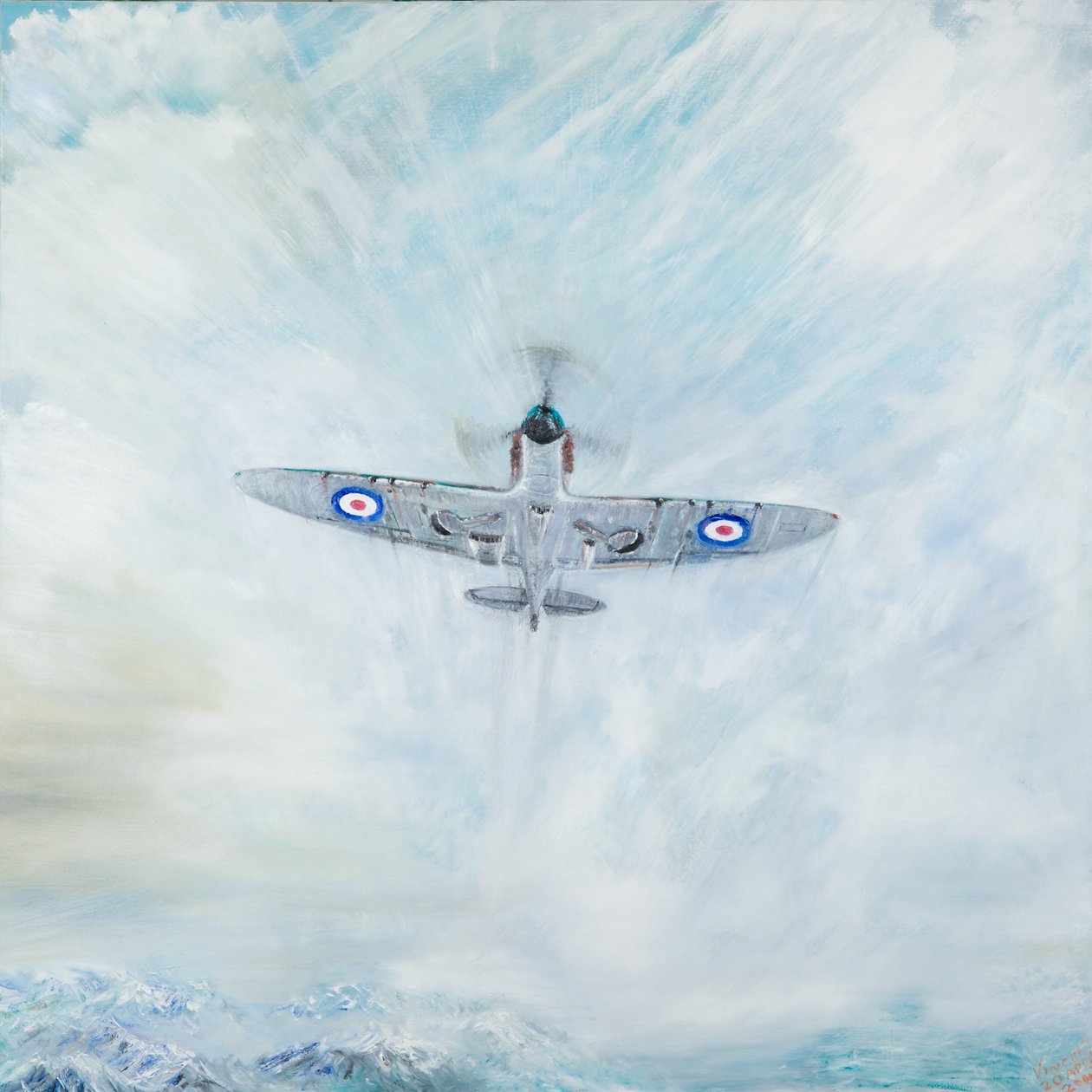 As de espadas del Spitfire, 2016 de Vincent Alexander Booth