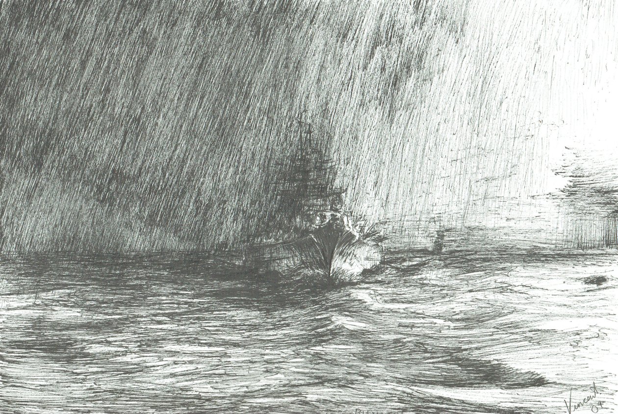 Tirpitz en aguas árticas 1943 de Vincent Alexander Booth