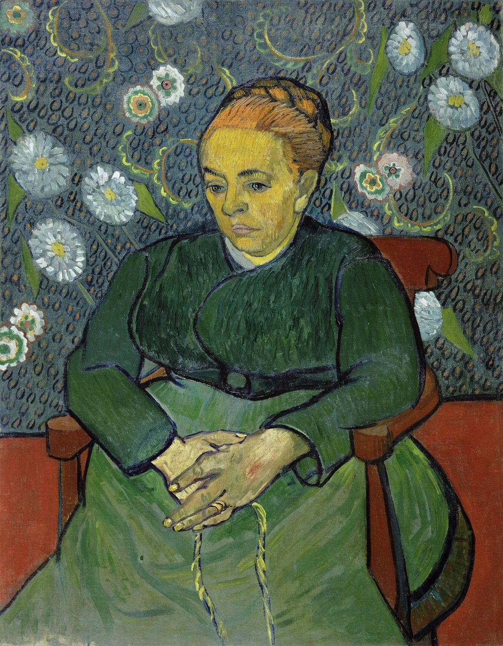Augustine Roulin (meciendo una cuna) de Vincent van Gogh