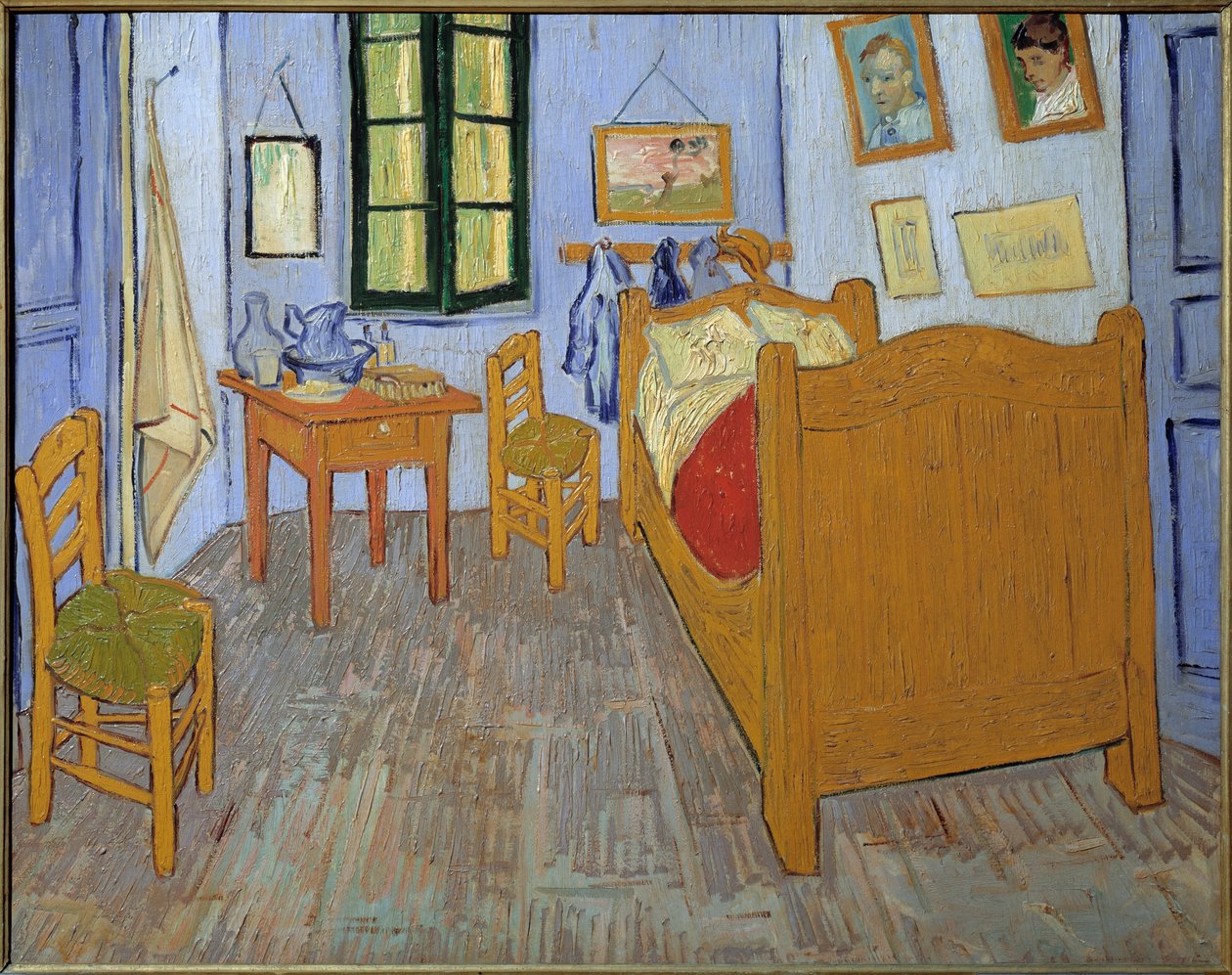 Dormitorio en Arles de Vincent van Gogh