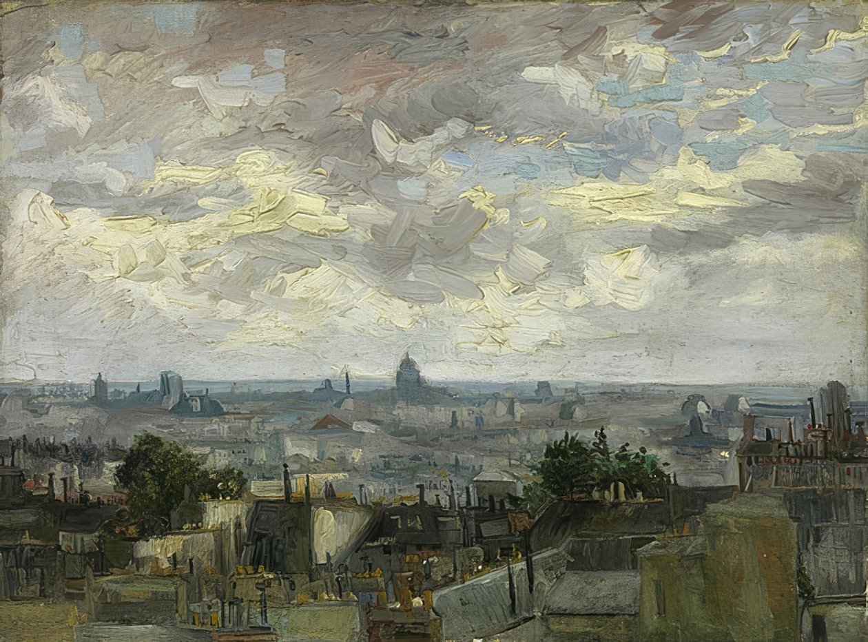 Vista de París. 1886 de Vincent van Gogh