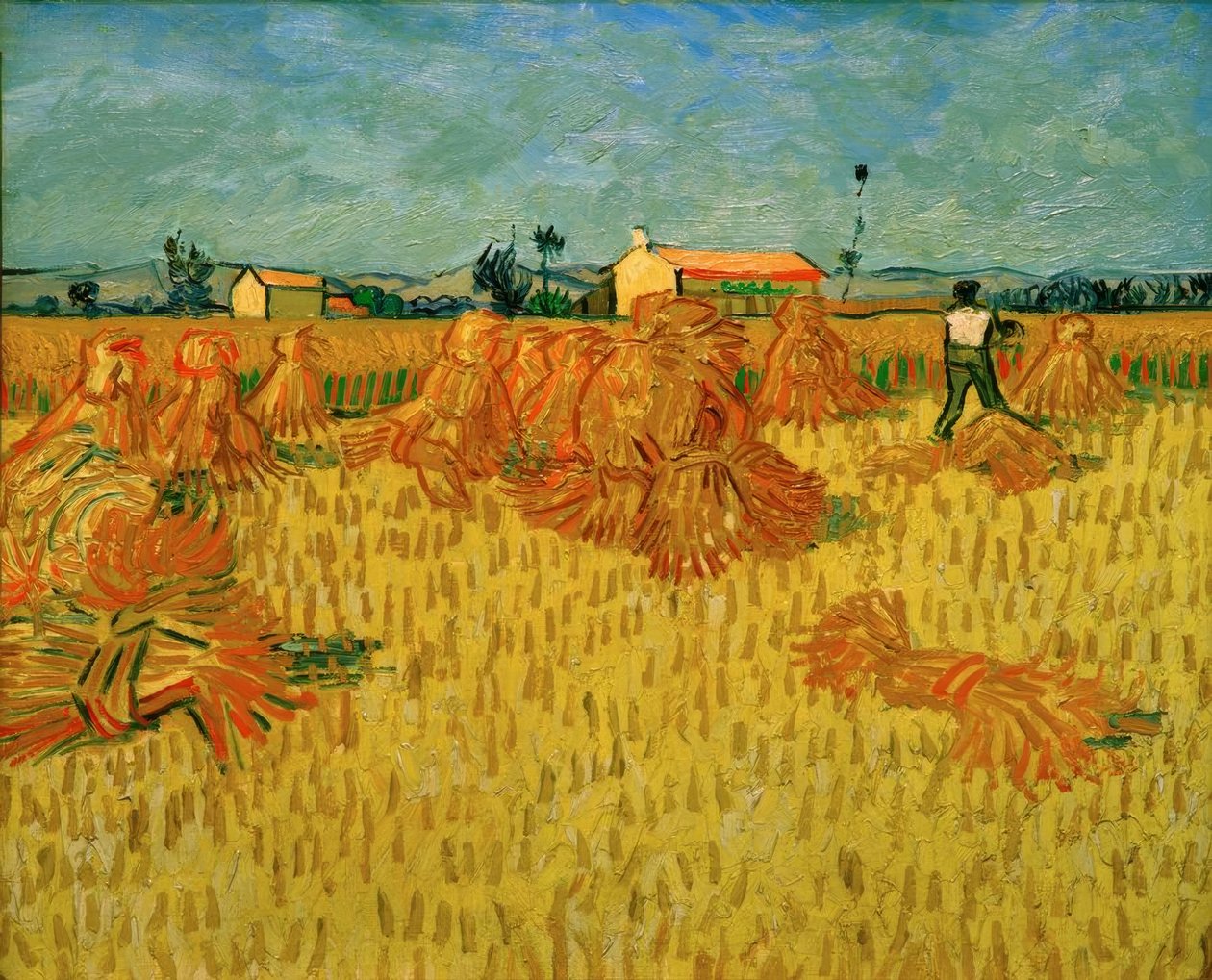Cosecha en la Provenza de Vincent van Gogh
