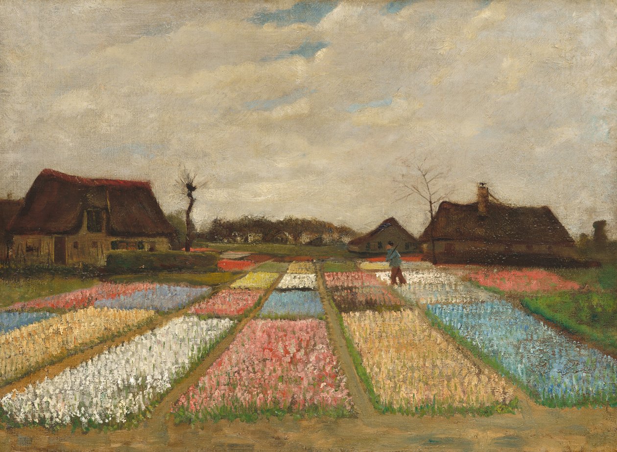 Parterres en Holanda de Vincent van Gogh