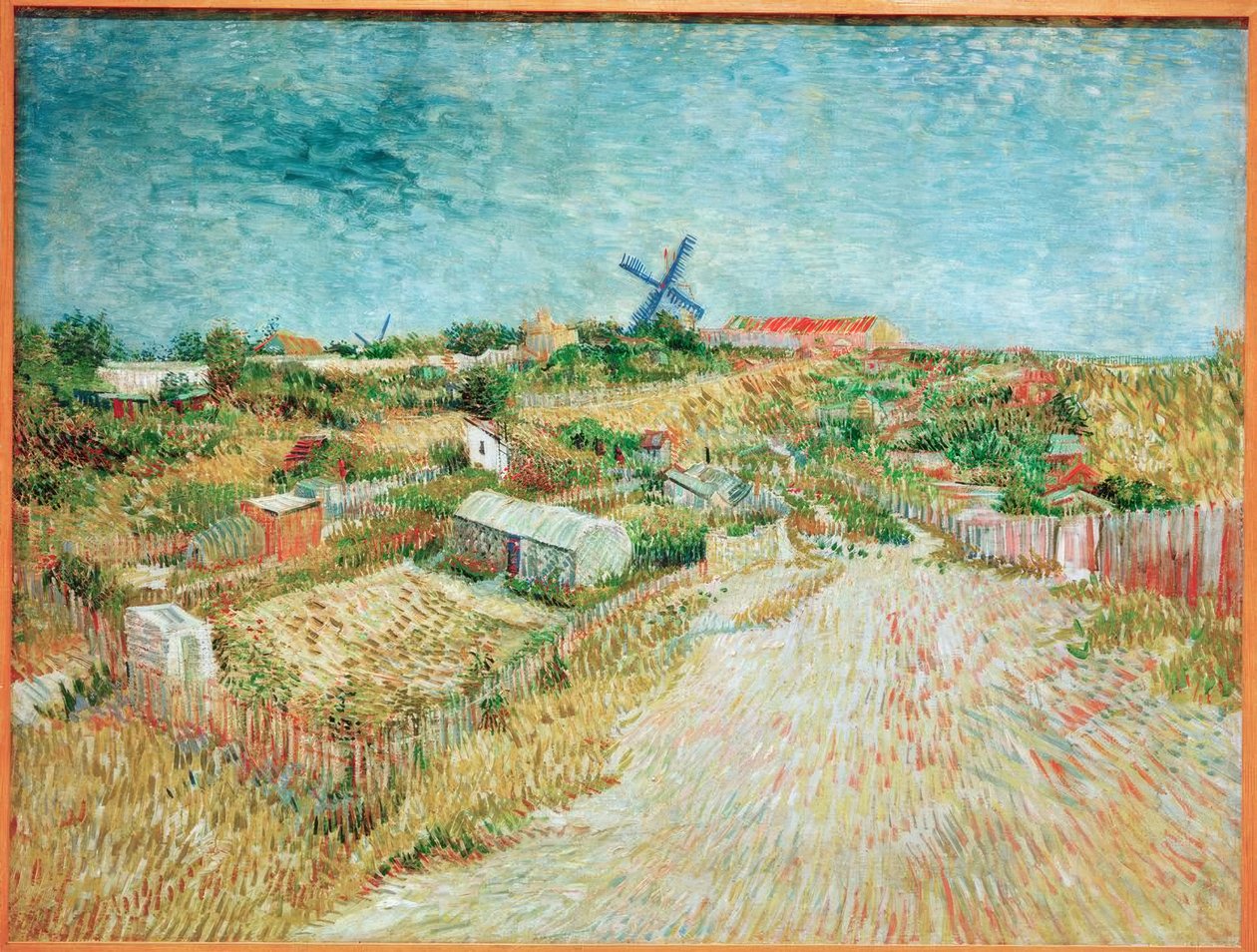 Huertos en la Butte Montmartre de Vincent van Gogh