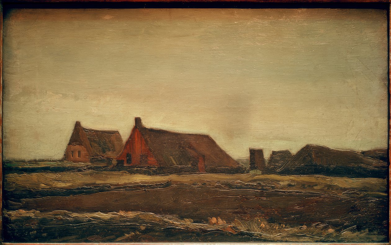 Cabañas de turba de Vincent van Gogh