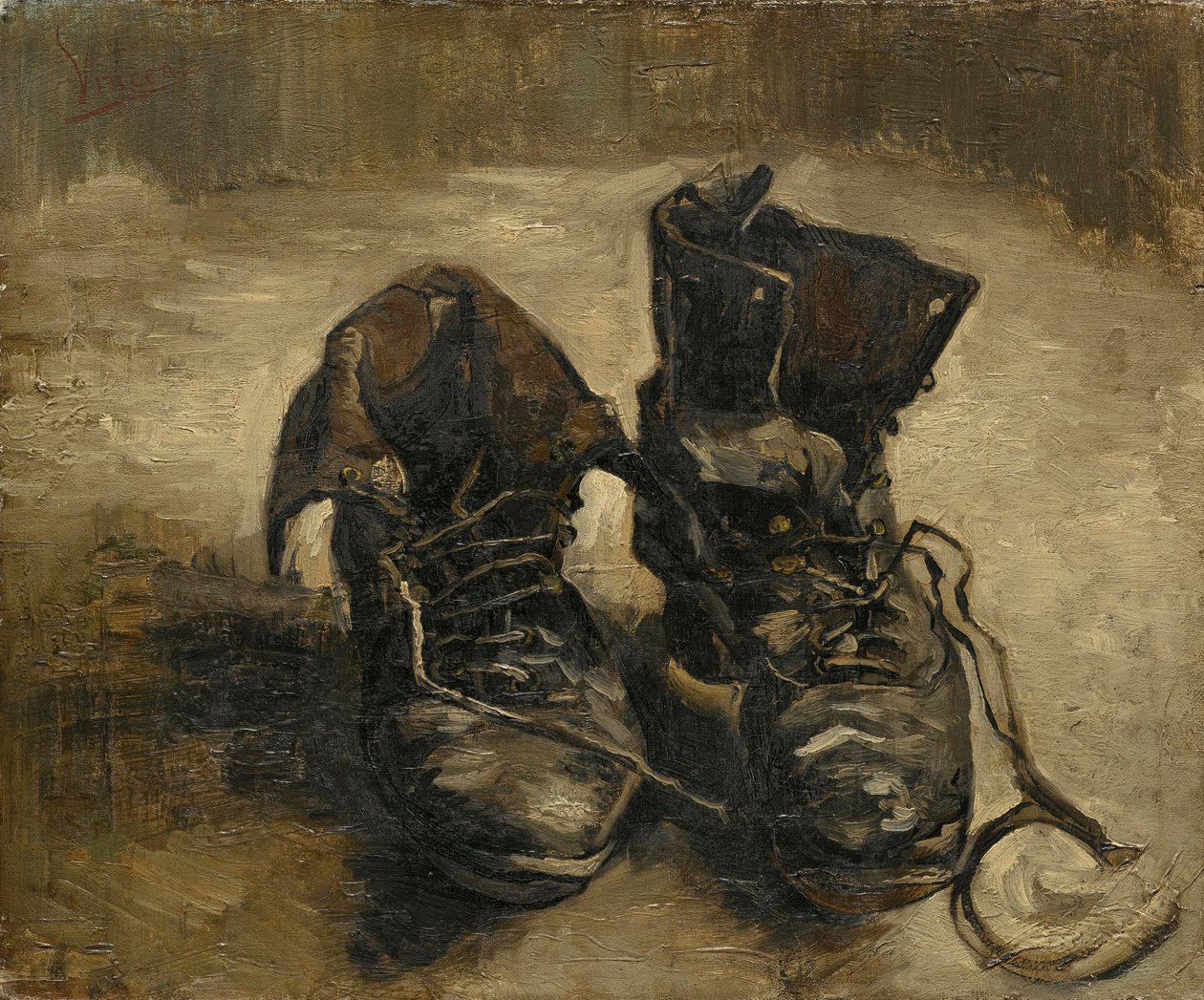 Zapatos, 1886 de Vincent van Gogh