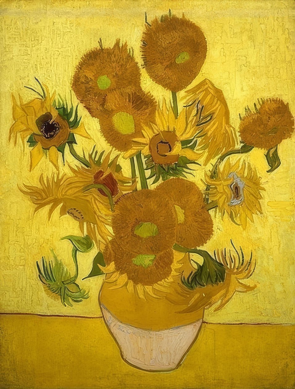Girasoles. Arles, enero 1889 de Vincent van Gogh