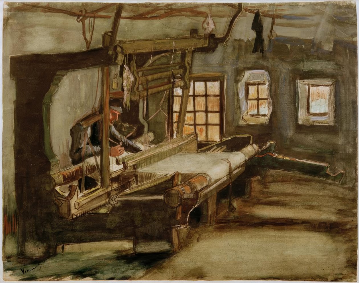 Tejedor de Vincent van Gogh