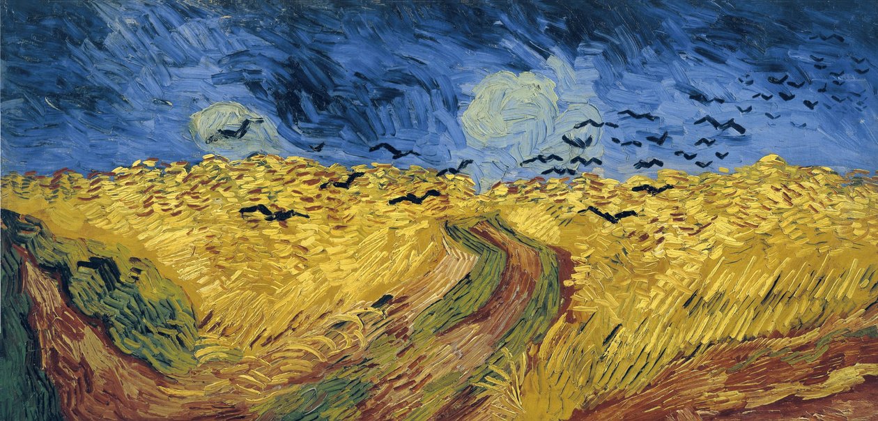 Campo de trigo con cuervos de Vincent van Gogh