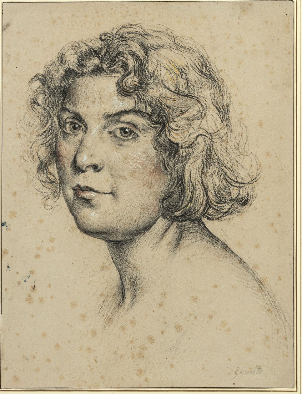 Retrato de mujer de Vincenzo Gemito
