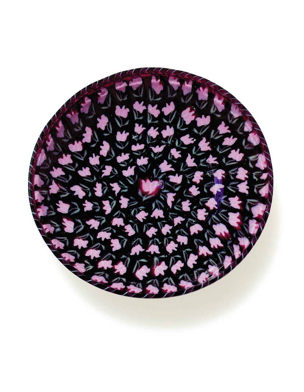 Plato de tulipanes "murrine", c.1900 de Vincenzo Moretti