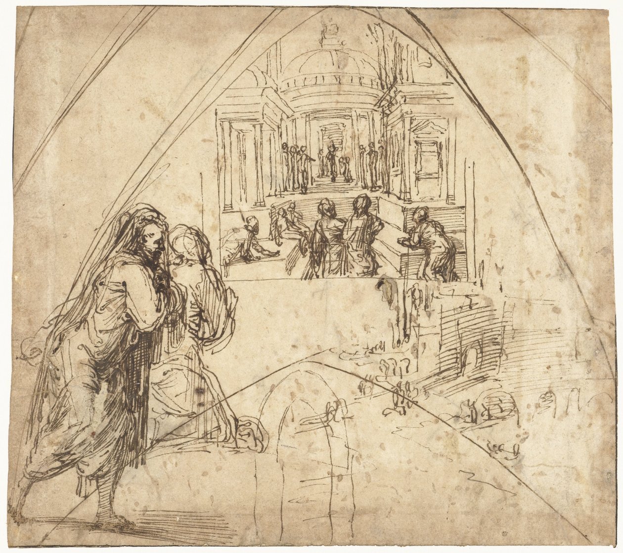 Paseo del Templo de María de Vincenzo Tamagni da San Gimignano