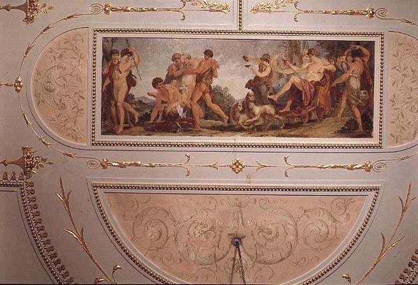 Techo de la Sala de Música Pompeyana de Vincenzo Valdre