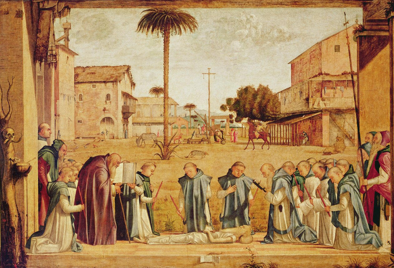 Entierro de San Jerónimo, c.1507-9 de Vittore Carpaccio