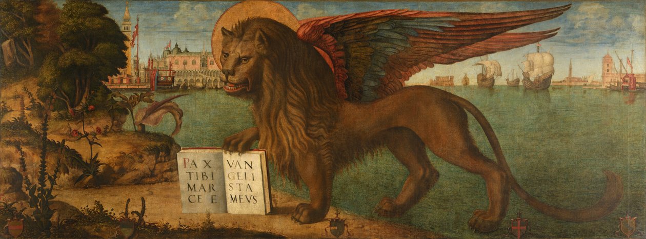 León de San Marcos andante de Vittore Carpaccio