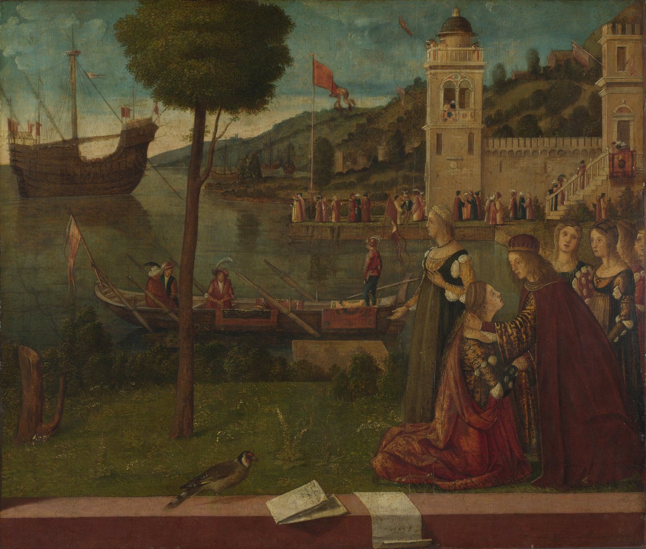 La partida de Ceyx de Vittore Carpaccio