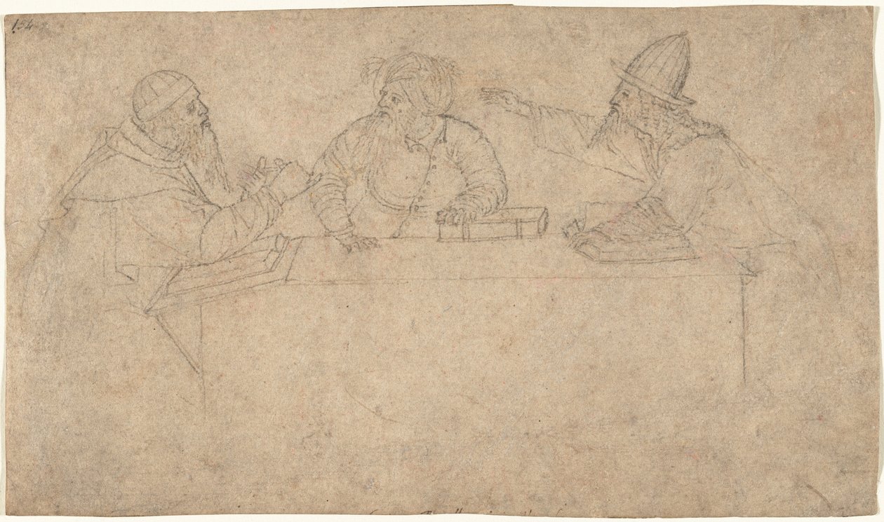 Tres filósofos de Vittore Carpaccio