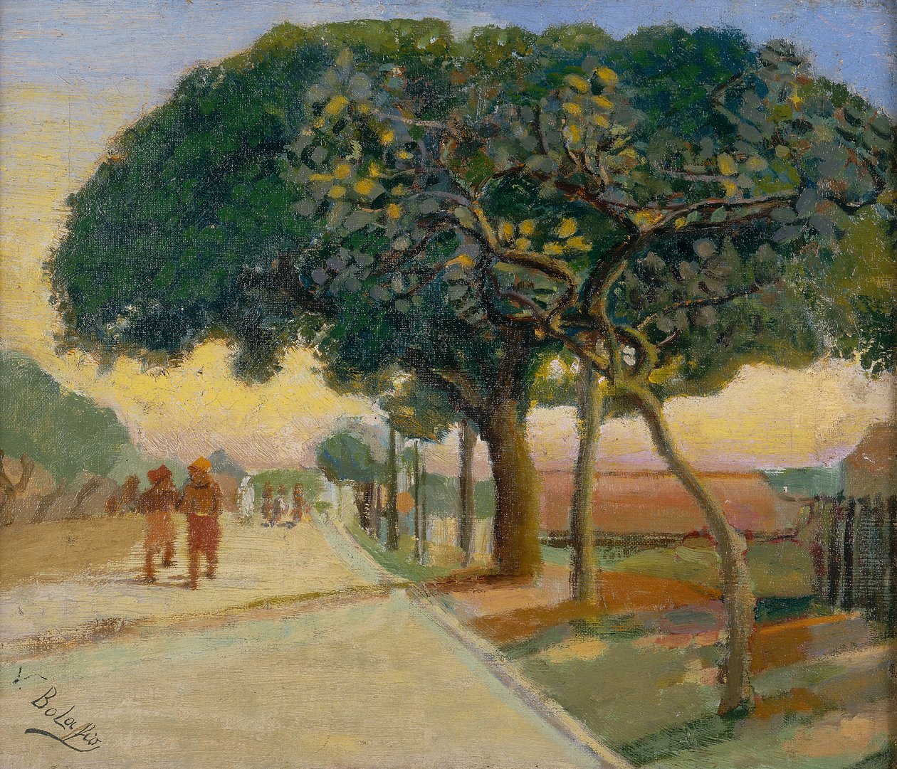 Calle en Singapur de Vittorio Bolaffio