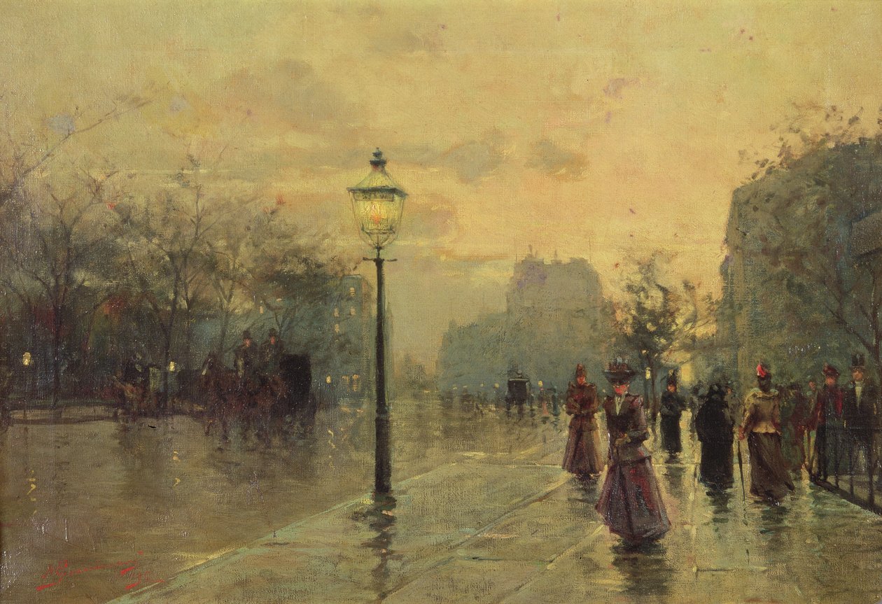 Tarde lluviosa de Vittorio Guaccimanni
