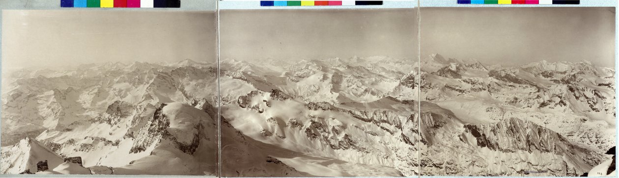 Panorama de los Alpes de Vittorio Sella