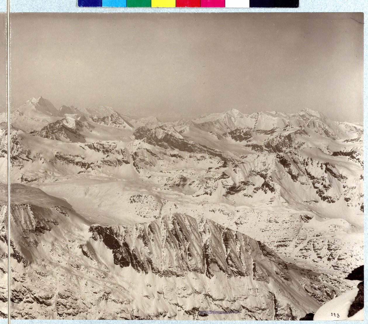 Panorama de los Alpes de Vittorio Sella