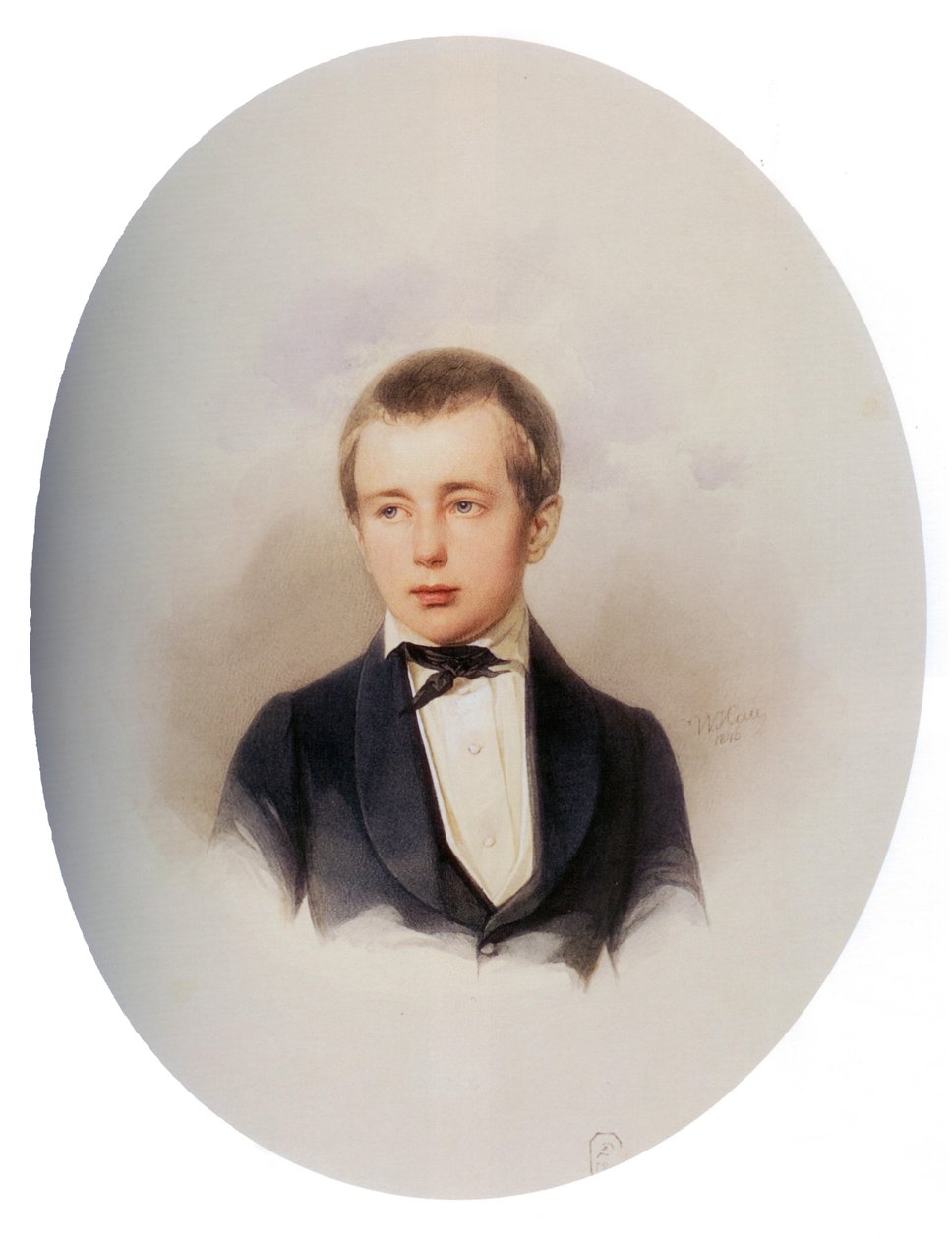 Retrato de Aleksei Musin-Pushkin (1834-1889) de Vladimir Ivanovich Hau