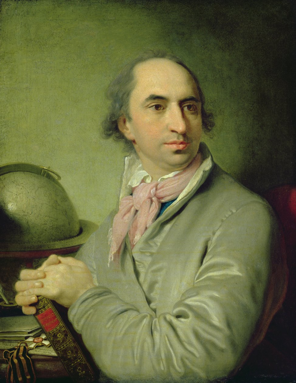 Retrato de Alexander Semenovitsch Chvostov (1753-1820), 1801 de Vladimir Lukich Borovikovsky